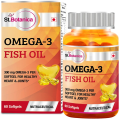 St.Botanica Fish Oil 1000 mg- 300 mg Omega 3 Softgel 60's 